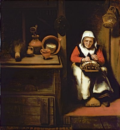 The Lacemaker by Nicolaes Maes
